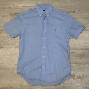 Ralph Lauren Polo Chambray Button Down Short Sleeve